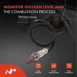 A-Premium - Sensor de oxígeno O2 compatible con Mitsubishi Outlander 2014-2015 y Dodge Dart 2013-2015 y Fiat 500 2012-2017, 1.4L 3.0L, reemplazo# 1588A273, 68070689AA