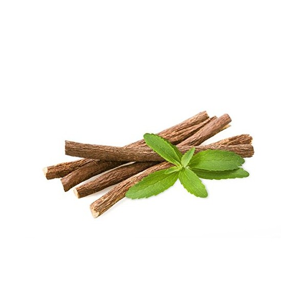 Natural Licorice Root Sticks - 100 Grams (1/4 lb) Approximately 10-15 Sticks - Individual Sticks are 6 - 8 inches Long - All Natural, Vegan, Halal