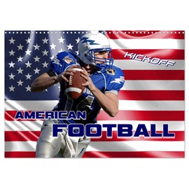 American Football - Kickoff (Wandkalender 2026 DIN A3 quer), CALVENDO Monatskalender