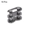 uxcell 16Pcs #25 Chain Master Connector Link Roller, 1/4" Pitch