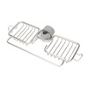 Faucet Storage Shelf Aluminum Plastic Two Containers with Towel Rod