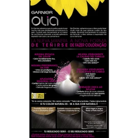 Garnier Olia Coloración Permanent Sin Amoniaco Para Un Olor Agradable Con Aceites Florales De Origen Natural - Ébano 1.0