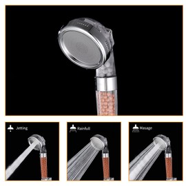 Cobbe Shower Heads, High Pressure Filtration Hand Shower, Water-Saving Shower Heads with 3 Outlet Modes for Bathroom