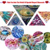 5PCS DIY Owl Diamond Painting Key Chain Acrylic Pendant Handmade