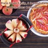 OOKUU Apple Slicer Corer, [Large Size] 8-Blade Heavy Duty Apple