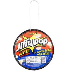 Jiffy Butter Popcorn, 3 Pack of 4.5oz Butter Flavored Popcorn, Stovetop, Campfire Pop Corn, The Hampton Popcorn Company