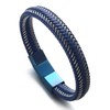 HALUKAKAH Plus ● Jazz ● Men's Genuine Leather Bracelet Titanium