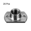 sourcing map 25 Pcs Welding Nuts M8 Tab Base UNC