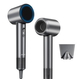 Mifen Hair Dryer, High Speed Professional Hair Dryers 150,000 RPM, 200 Million Negative Ion Hair Drier, 1600W 4 Temps Hair Blow Dryer with 360° Rotating Magnetic with Nozzle Blower