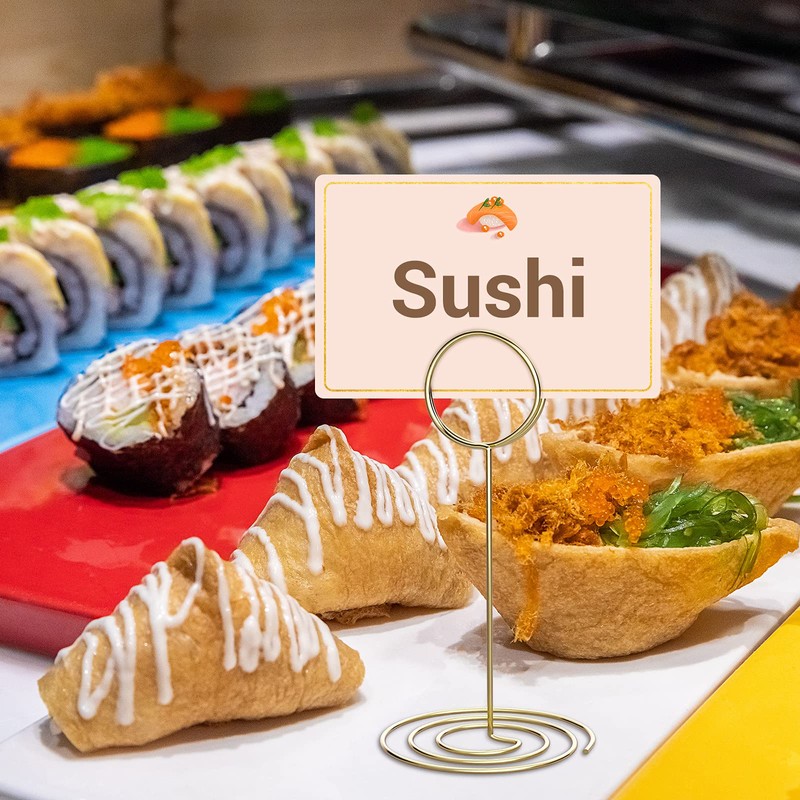 Gold Place Card Holder, PChero Pack of 30 Place Card