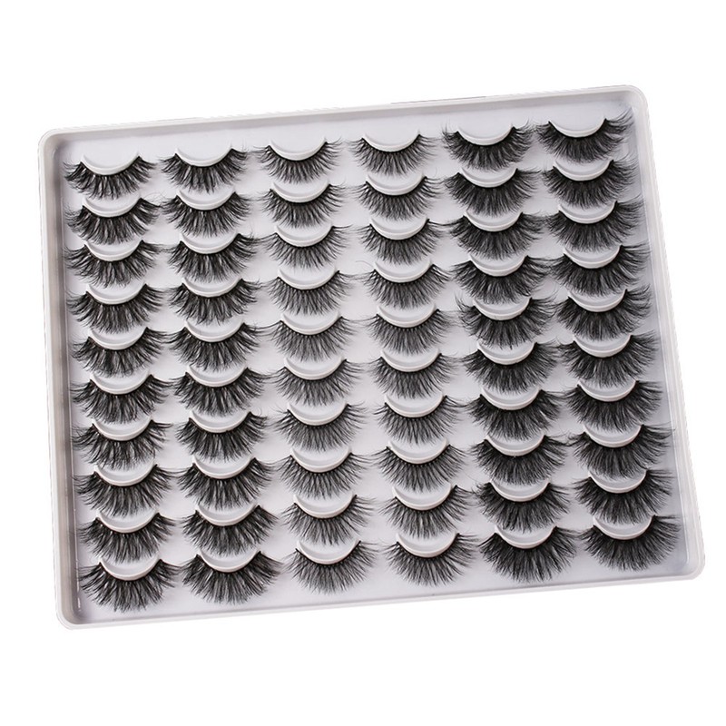 30Pair 3D False Eyelash Fashionable Elegant Comfortable Multi Layer Dense