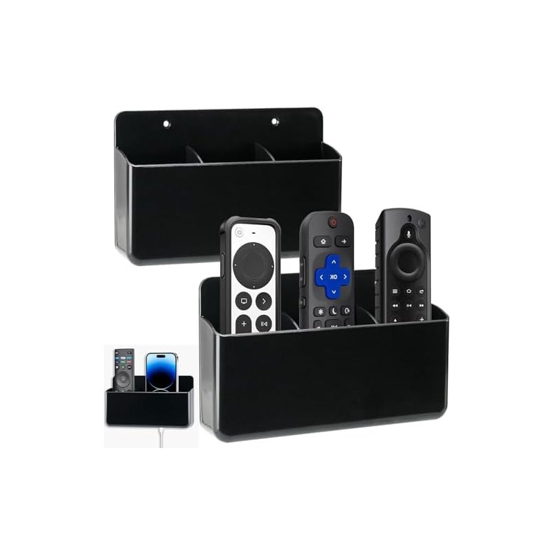 2 Piezas Porta Controles, Porta Controles Pared De Múltiples Mandos