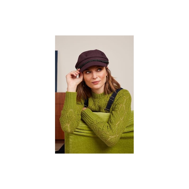 King Louie Women's Sailor Hat with Wool Content Sailor Cap,