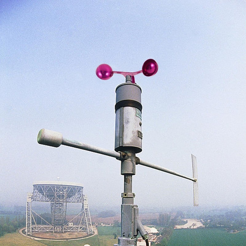FUNOMOCYA Wind Anemometer Cup Wind Direction Indicator Cup Aluminum Alloy