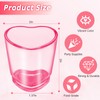 SAIAOKJ 24 Pcs Pink Heart Shot Glasses Bulk 1.5oz Funny