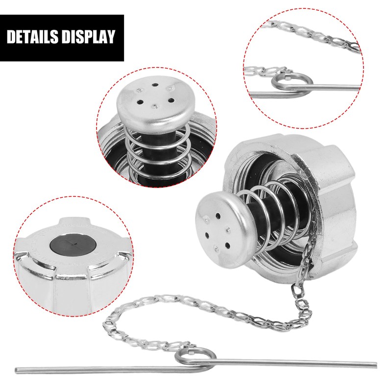 Diesel Fuel Cap With Safety Chain Compatible with Mack Heavy