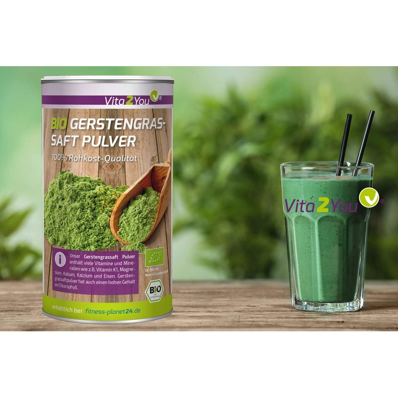 Bio Gerstengrassaft Pulver 200g - 100% Rohkost Qualität - echtes
