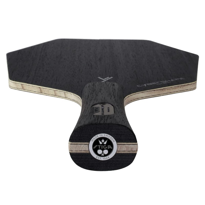 STIGA 1602020135 Table Tennis Racket, Cyber Shape Carbon, Hexagonal Racket,
