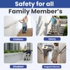 4FT Aluminum Handrail Kit for Indoor/Outdoor Stairs – (2–18 FT