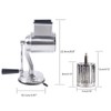 DDBESSIC Stainless Steel Kitchen Grater, Rotary Drum Slicer Cheese Grater