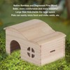 Wooden Hamster House Bite Resistant Large Space Bottomless Small Pet