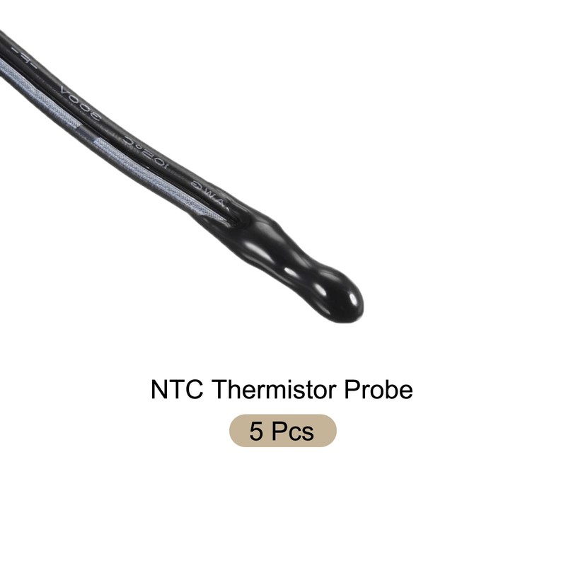 Rebower NTC Thermistor Probe 10K 40cm Waterproof Epoxy Temperature Sensor