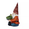 Hi-Line Gift Ltd. Funny Garden Gnome Holding Bird Bath Resin