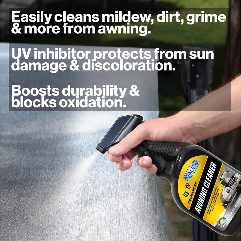 Walex RV Awning Cleaner - Safe for Vinyl & Fabric,