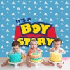 Art Studio It's a Boy Story Backdrop Birthday Party Theme