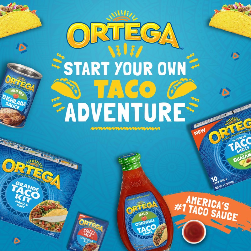 Ortega Guacamole Taco Shells, 4.1 Ounce, 10 Shells (Pack of