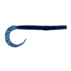 YAMAMOTO BAITS 10" ICHI Worm Floater / 6 Pack/Blue W/Large Black Flake