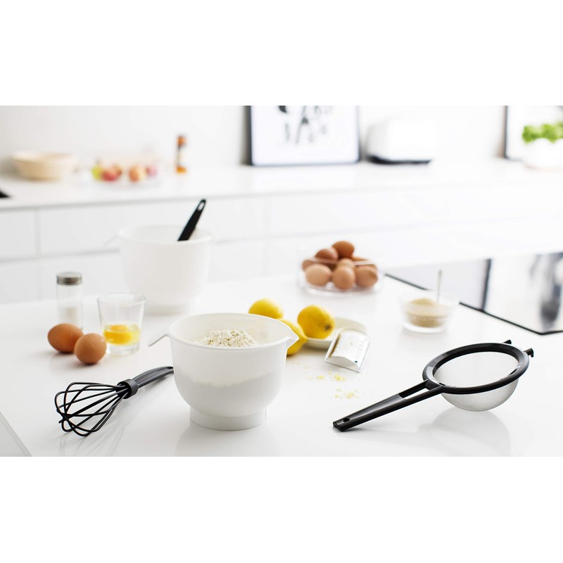 GASTROMAX 7078110 Mixing Bowl, 3 Pieces, White, Plastic, 3 Pieces,