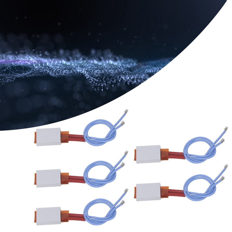 5pcs PTC Heating Element Automatic Constant Temp 110℃ Aluminum Shell