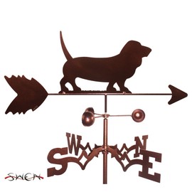 SWEN Products Hand Made Basset Hound Dog Garden Stake Weathervane ~New~
