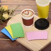 sourcing map 100pcs Disposable Coffee Cup Sleeves, Cardboard Cup Sleeves