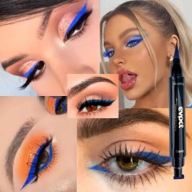 Universo en Linea 2pz Delineador Doble Sello De Gato Indeleble Waterproof F Color Negro Y Rosa Efecto Mate