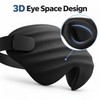 3D Contoured Sleep Eye Mask for Sleeping & Travel –