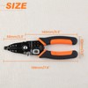 LEONTOOL 6-in-1 Multi Purpose Wire Stripping Tool Wire Cutter Wire