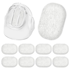 Elbow Cover and Diffuser Filters Fp400Hc228 Compatible with Fisher & Paykel Eson Nasal Mask, Diffuser Filters Replacement for F & P Eson Pilario Q, CPAP Supplies Reduce Noisy - Pack of 10