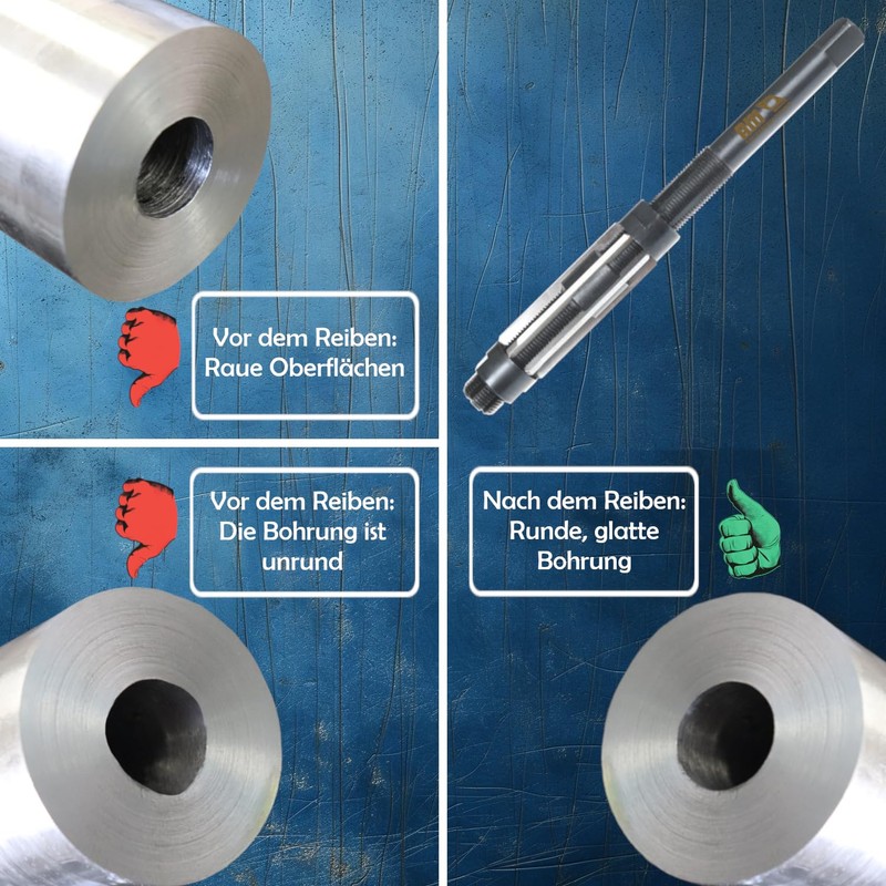 AM-Zerspanungstechnik Adjustable Reamer | High Quality Adjustable Hand Reamer |