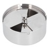 Ashtray Outdoor Thickened Stainless Steel Windproof Rotating Cover Design Finely