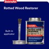 Bondo Rotted Wood Restorer, 8 fl oz., Penetrates into Spongy,