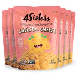 4Sisters Chelsea Cheese Rice, 90 Second Ready to Eat 8.5 oz (Pack of 6)