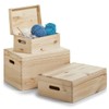 Zeller 13150 All-Purpose Box with Lid Pinewood 30 x 20