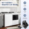 2-Pack W11457841 Washer Lid Strike Compatible with Whirlpool Maytag, Washer