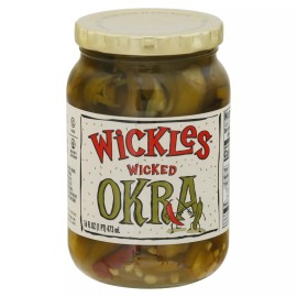 Wickles Okra Wicked 16 oz (Pack Of 6)