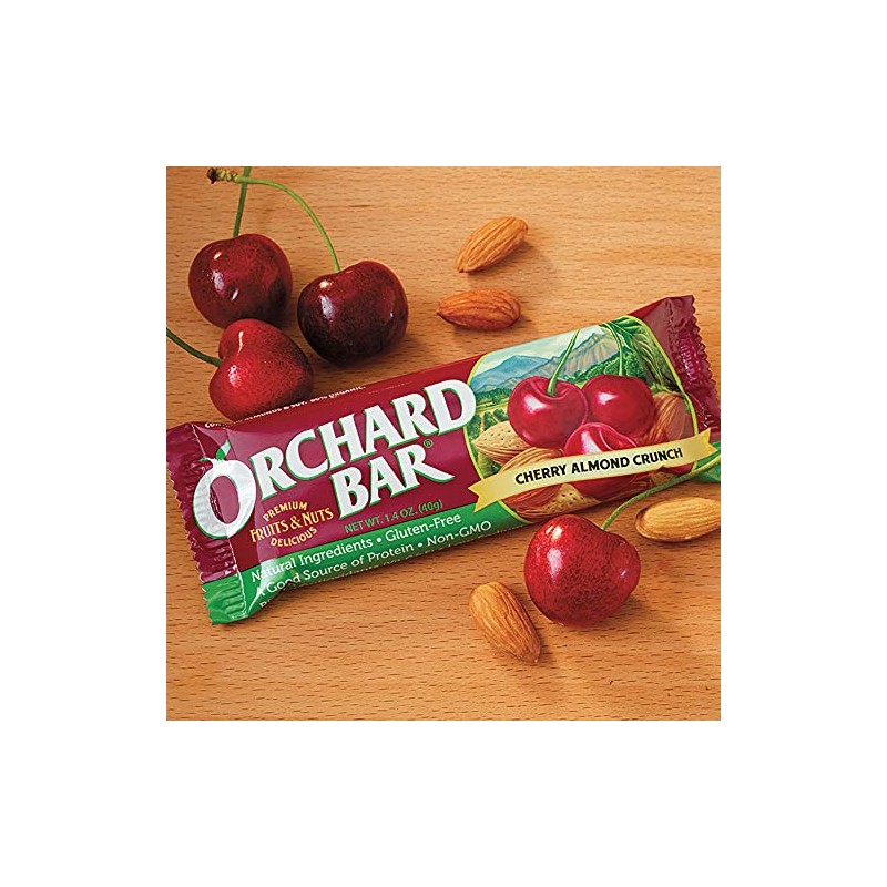Orchard Bars Non-GMO Fruit & Nut, Cherry Almond, 1.4 Oz,