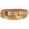 MGM Women's Belt Soft Glam "Small", Gold (gold-used)