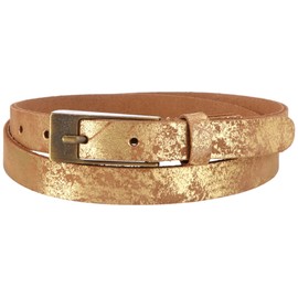 MGM Women's Belt Soft Glam "Small", Gold (gold-used)