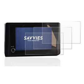 Savvies 6 Pack Screen Protector compatible with Toyota C-HR 2023 Infotainment Protection Film Clear